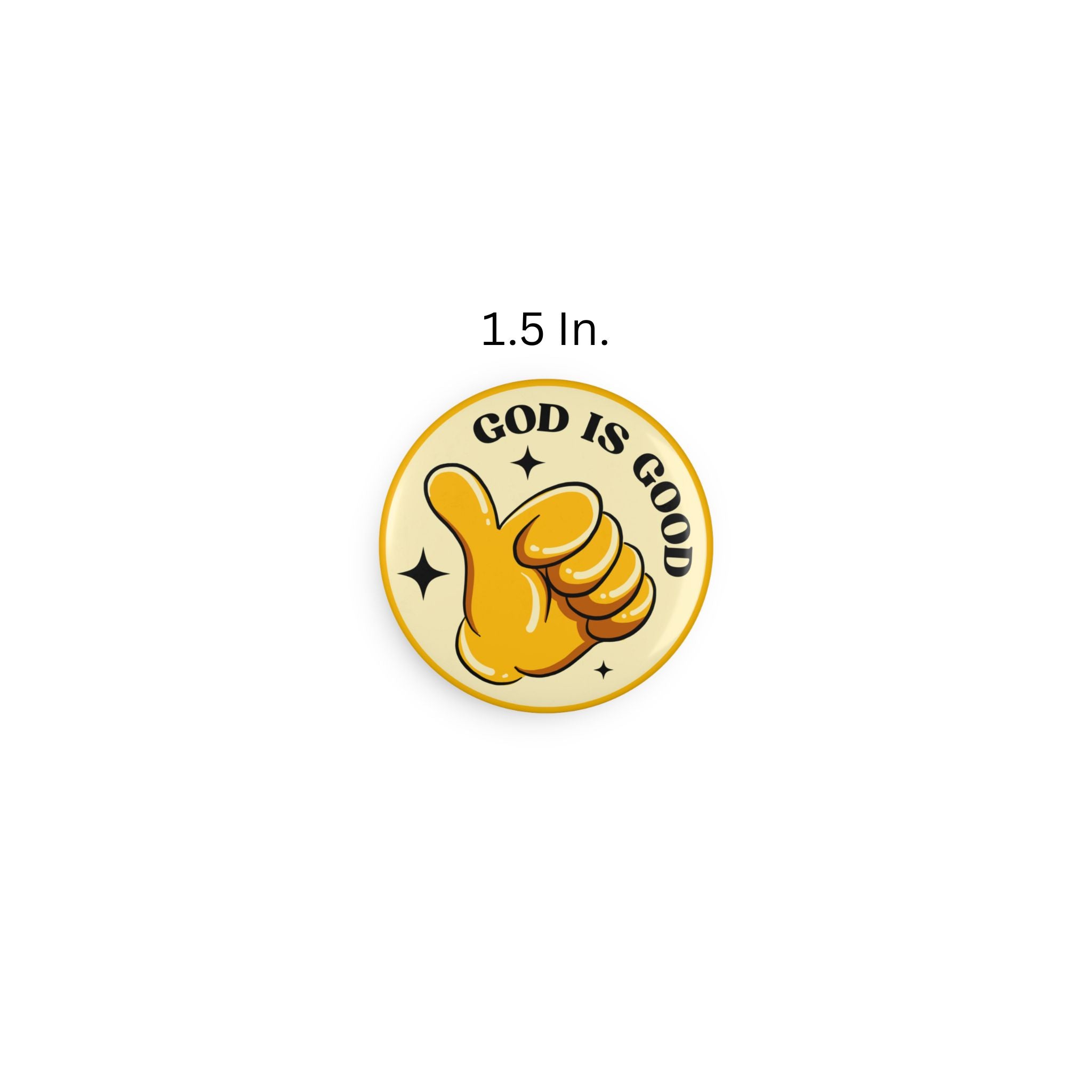 God Is Good Round Magnet