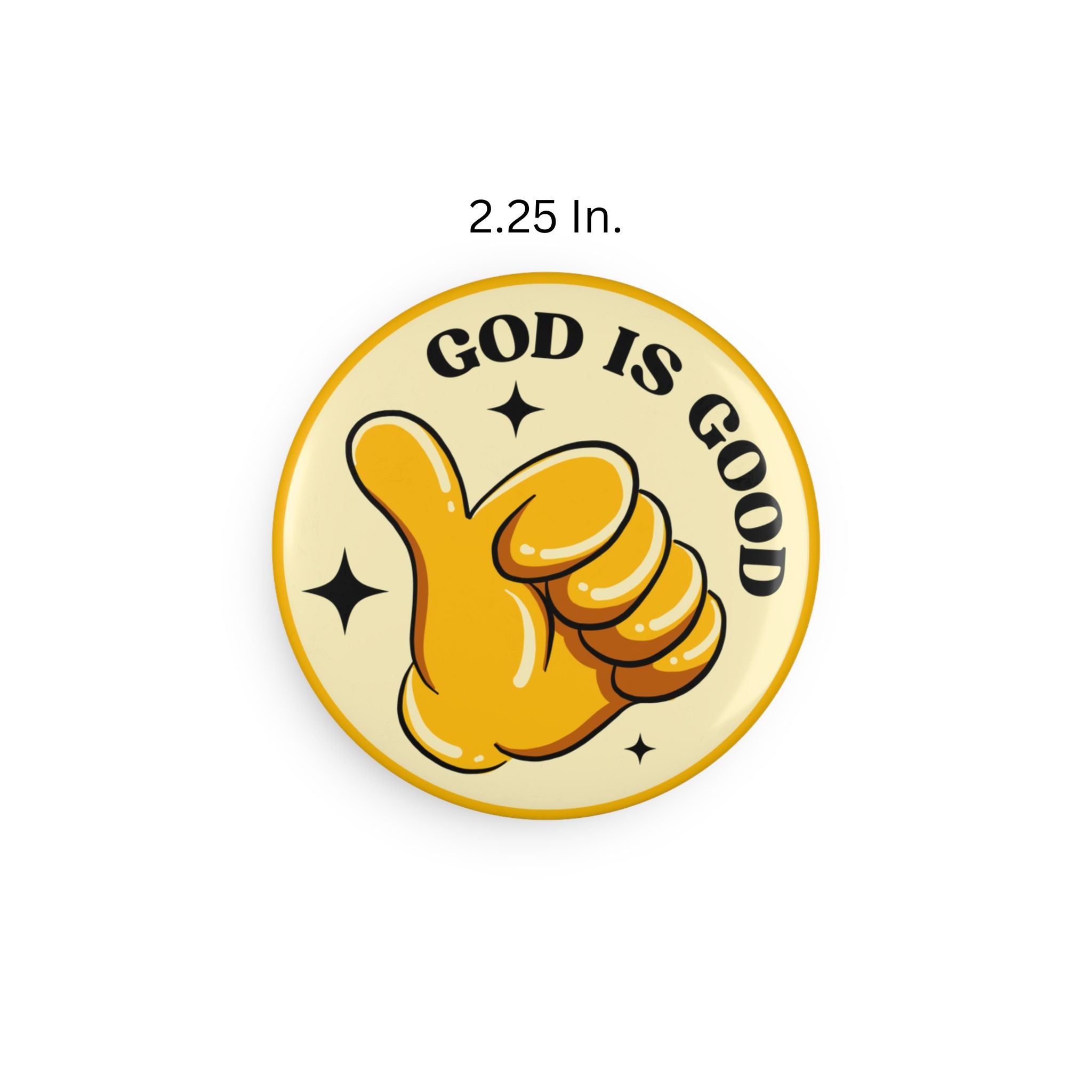God Is Good Round Magnet