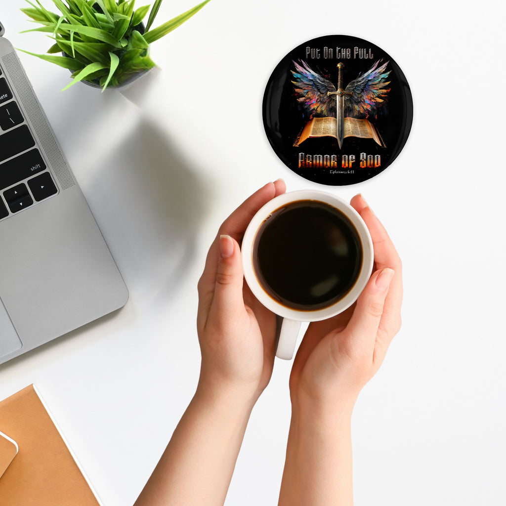 Put On The Full Armor Of God Ephesian 6:11 Coasters
