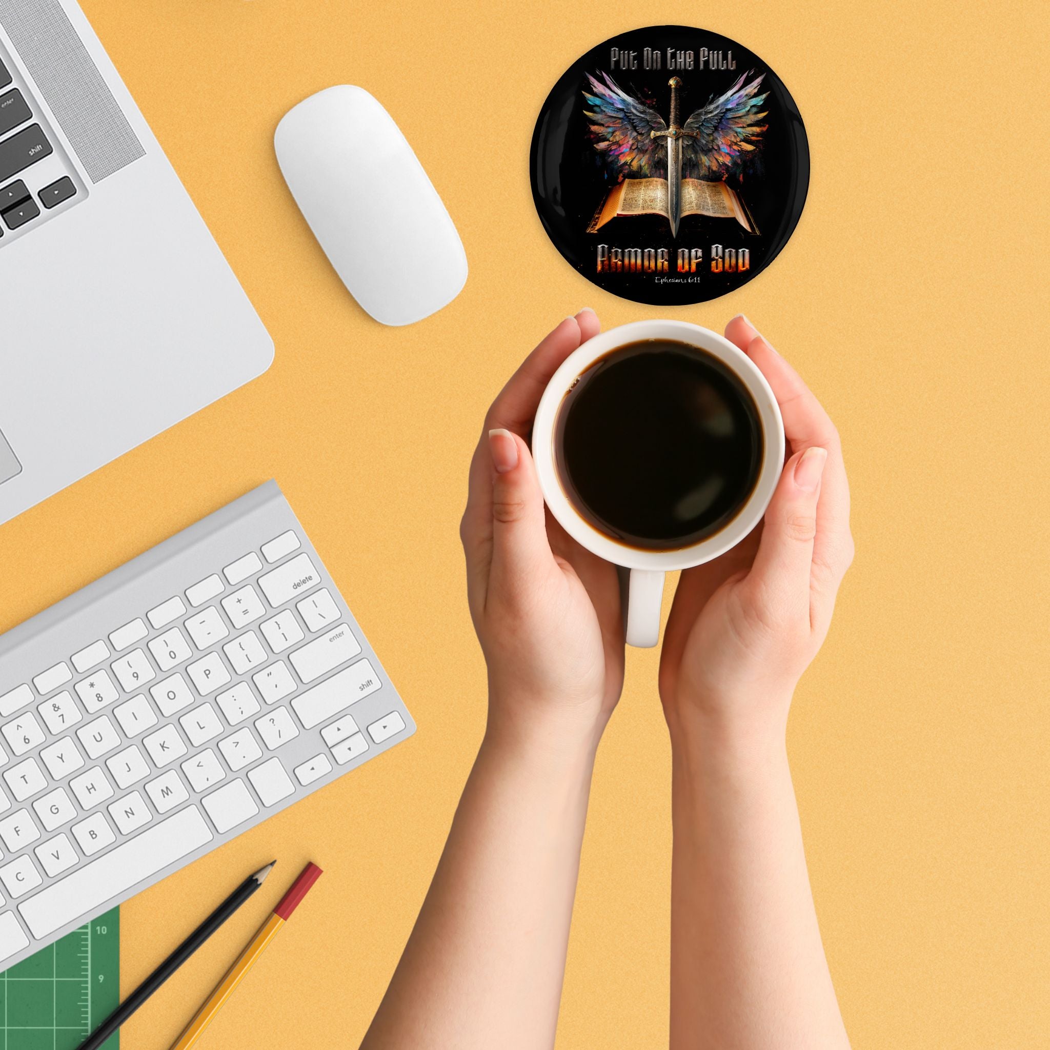 Put On The Full Armor Of God Ephesian 6:11 Coasters