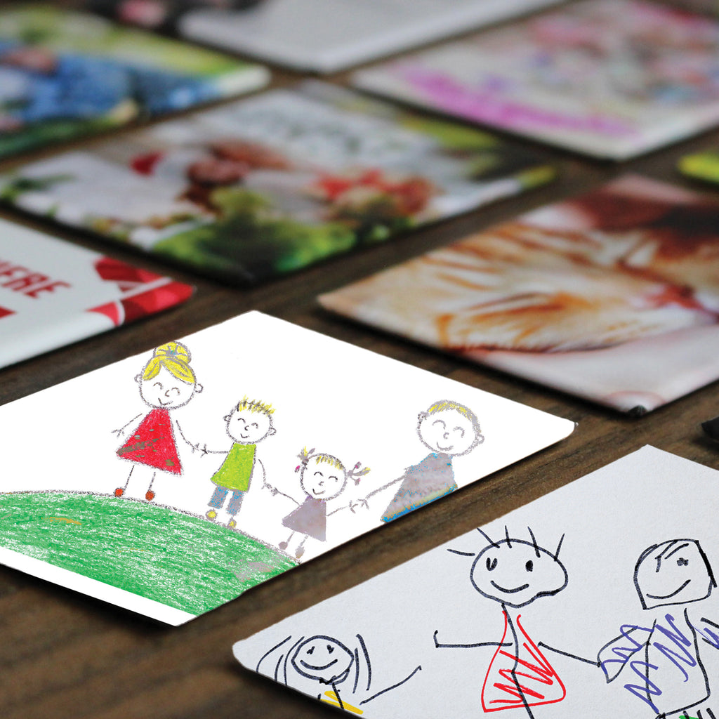 Child's ArtWork Into Magnets