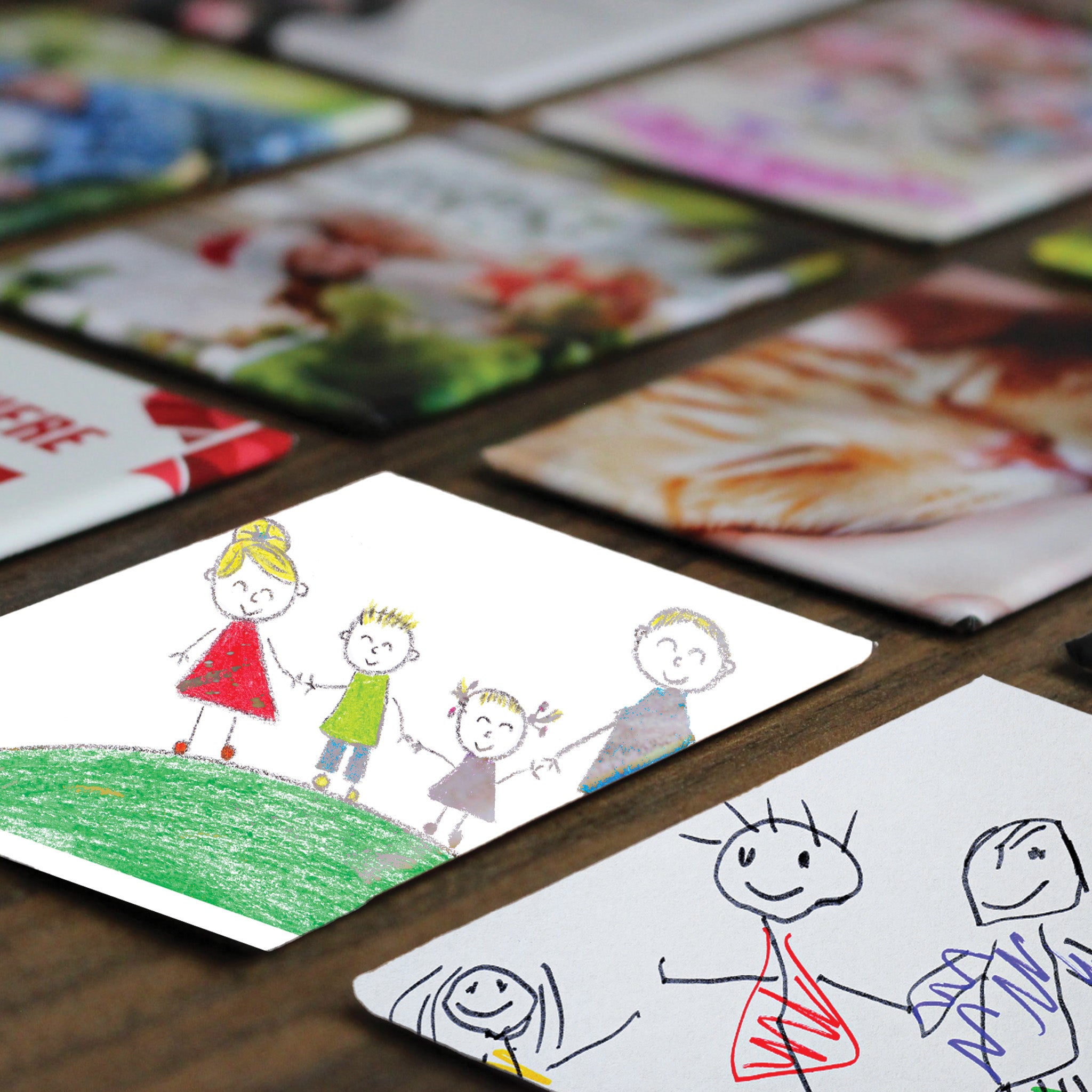 Child's ArtWork Into Magnets