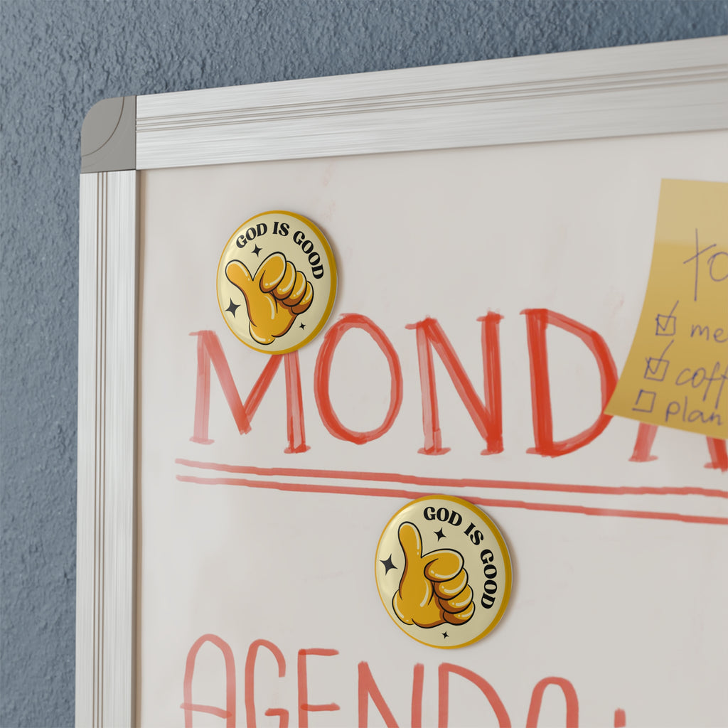 God Is Good Round Magnet