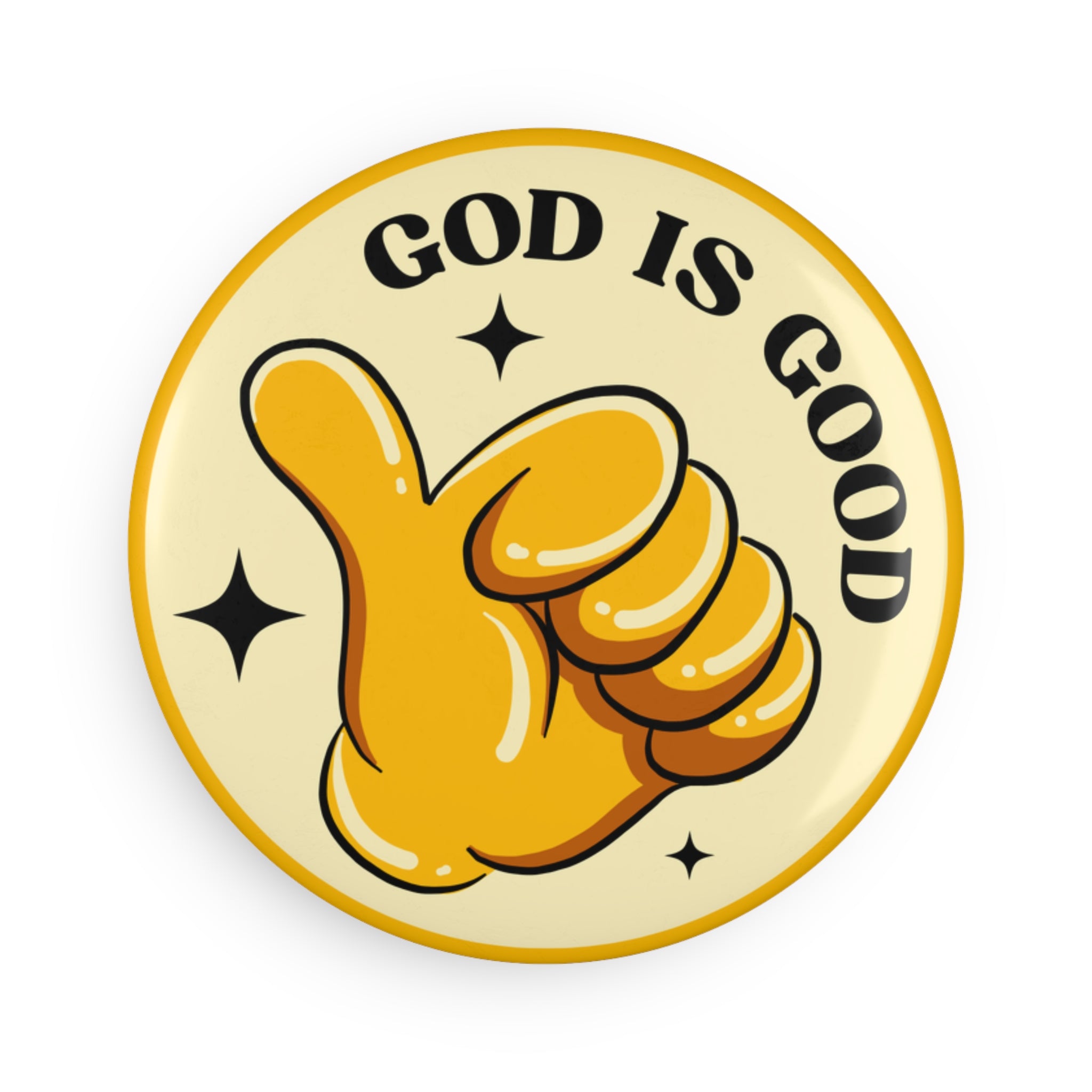 God Is Good Round Magnet